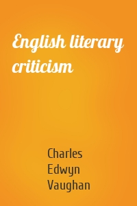 English literary criticism