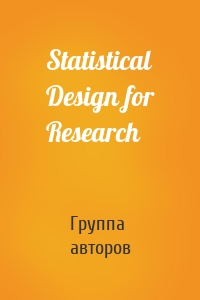 Statistical Design for Research