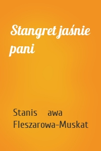 Stangret jaśnie pani