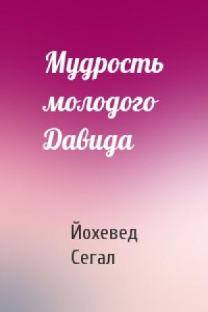 Обложка книги «Мудрость молодого Давида» — Йохевед Сегал