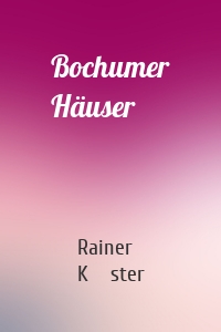Bochumer Häuser