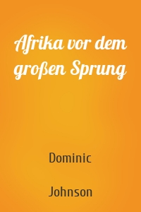 Afrika vor dem großen Sprung