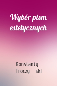 Wybór pism estetycznych