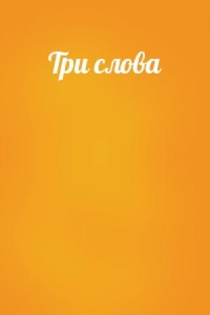Обложка книги «Три слова»