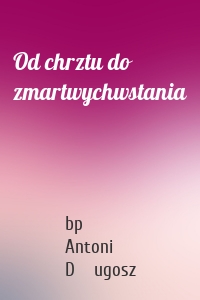 Od chrztu do zmartwychwstania