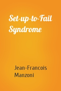 Set-up-to-Fail Syndrome
