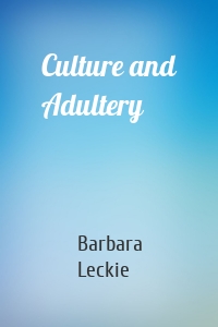 Culture and Adultery
