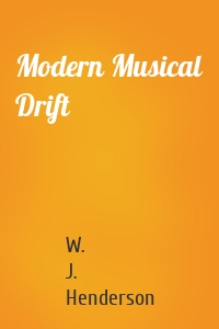 Modern Musical Drift