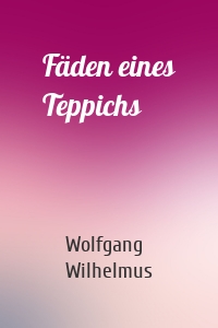 Fäden eines Teppichs