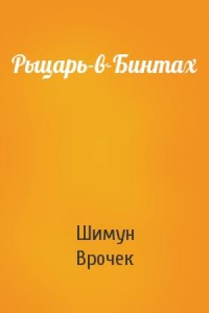 Обложка книги «Рыцарь-в-Бинтах» — Шимун Врочек