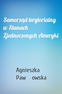 Samorząd terytorialny w Stanach Zjednoczonych Ameryki