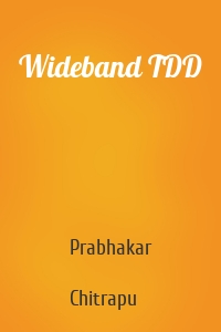 Wideband TDD