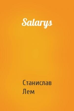 Обложка книги «Salarys» — Станислав Лем