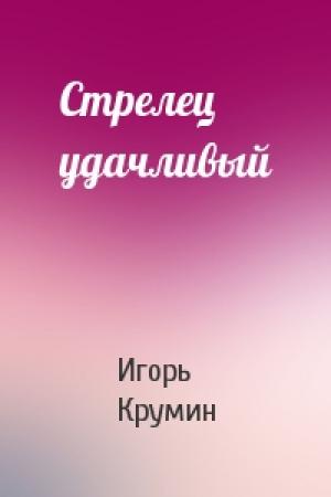 Обложка книги «Стрелец удачливый» — Игорь Крумин