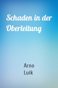 Schaden in der Oberleitung