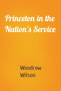 Princeton in the Nation's Service