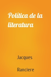 Política de la literatura