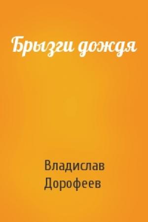 Обложка книги «Брызги дождя» — Владислав Дорофеев