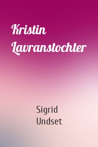 Kristin Lavranstochter