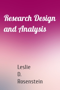 Research Design and Analysis