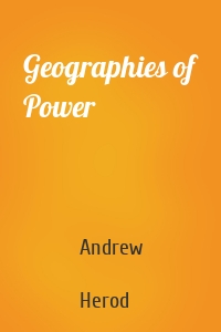 Geographies of Power