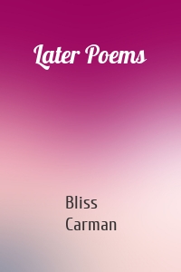 Later Poems