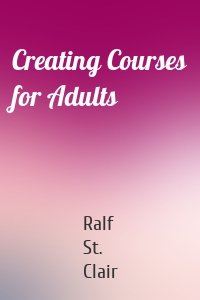 Creating Courses for Adults