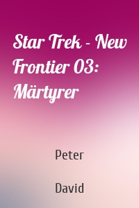 Star Trek - New Frontier 03: Märtyrer