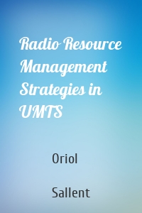 Radio Resource Management Strategies in UMTS