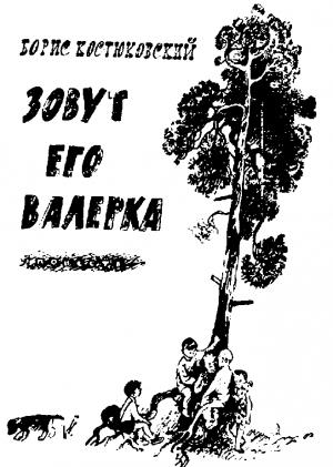 Обложка книги «Зовут его Валерка» — Борис Костюковский