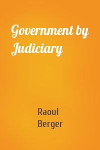 Government by Judiciary