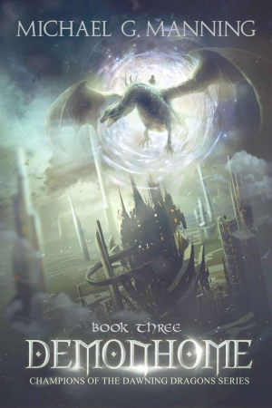 Обложка книги «Дом демонов» — Майкл Мэннинг