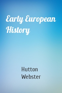 Early European History