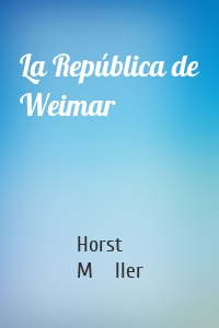 La República de Weimar