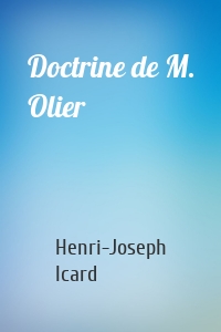 Doctrine de M. Olier