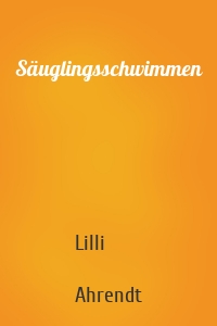 Säuglingsschwimmen