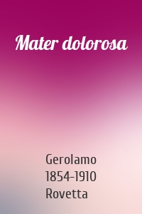 Mater dolorosa
