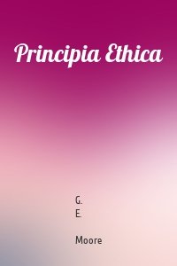 Principia Ethica