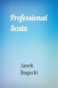 Professional Scala