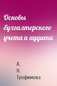 Основы бухгалтерского учета и аудита