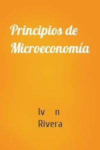 Principios de Microeconomía