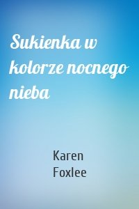 Sukienka w kolorze nocnego nieba