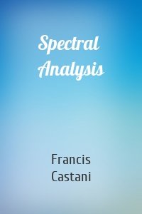 Spectral Analysis