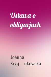 Ustawa o obligacjach